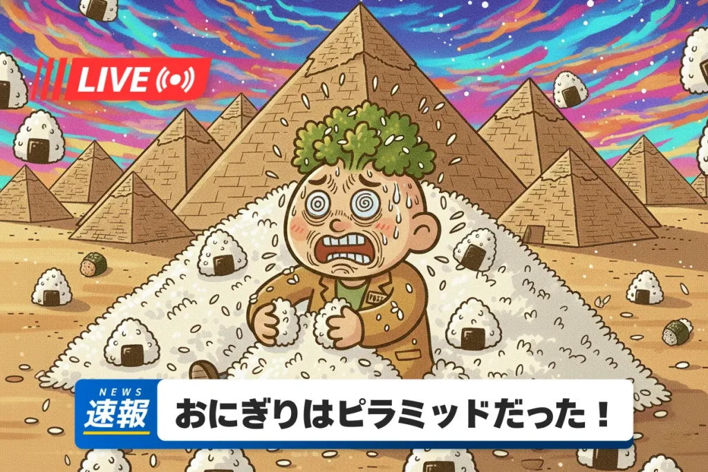 おにぎりはピラミッドである──完璧すぎる一致が、私を狂わせた