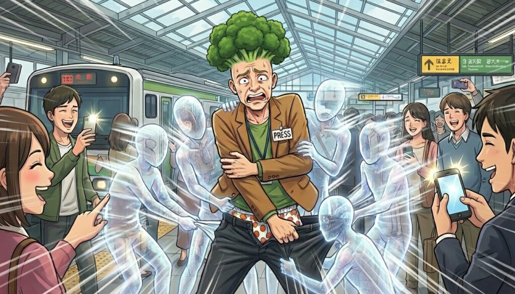 沢山の透明な未来人にパンツを下されまくるパセリ端之助