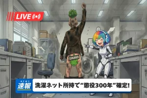 パセリ記者が脱税に失敗した結果、罰として「パンツのゴム」だけを全て抜き取られました。(靴下紛失レポートNo.3)