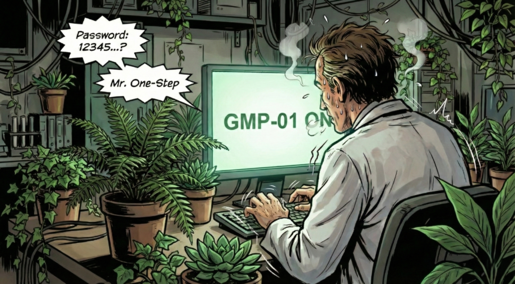 研究者が焦っている様子