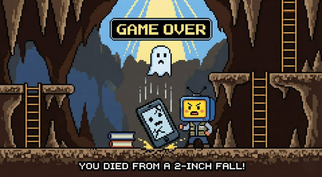 旧ドット絵の中にいる粗大野テレビ